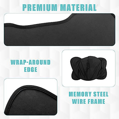 Foldable Roof Sunshade Compatible with Mustang Mach