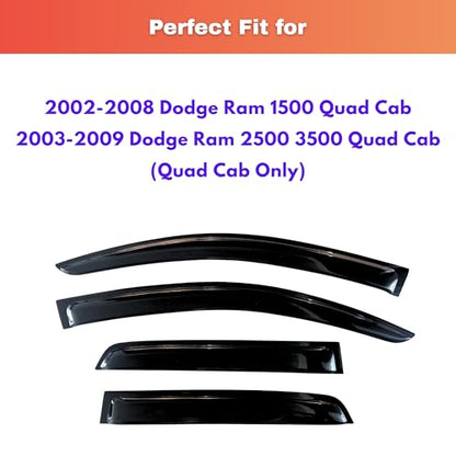 Rain Guards Fit for 2002 (4 Count)