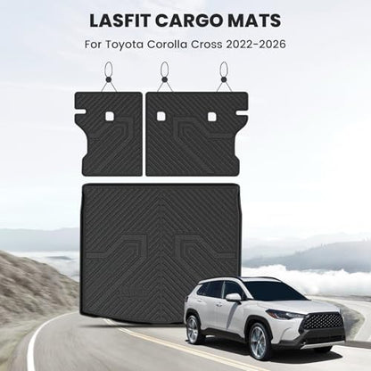 Cargo Mat with Backrest Mat for Toyota Corolla Cross 2022