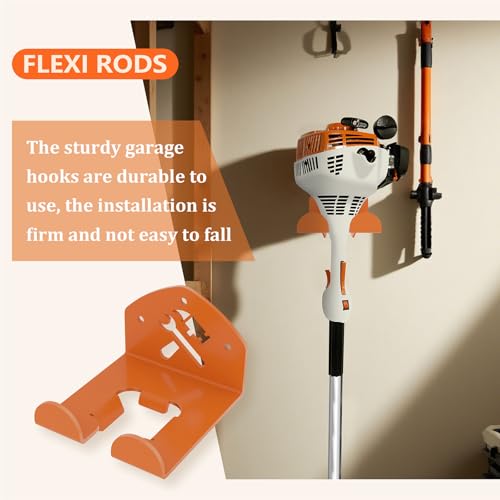Garage Organization Storage Trimmer Rack Garden Power Tool Hanger for Grass Trimmer