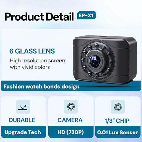 X1P HD Backup Camera License Plate Rear View Camera for Car