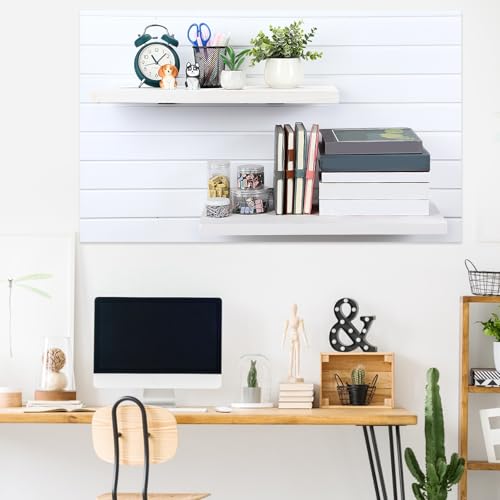Wooden Floating Shelves for Wall Set of 4 (4 Count)