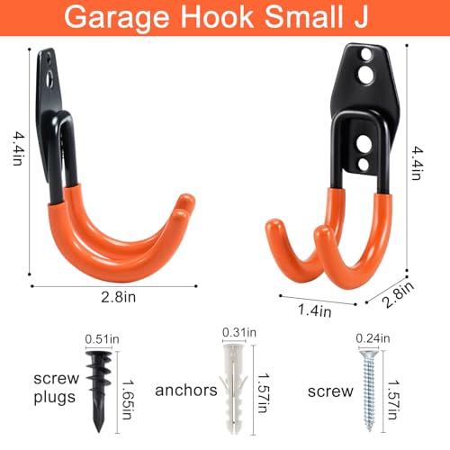Garage Hooks Heavy Duty (4 Count)