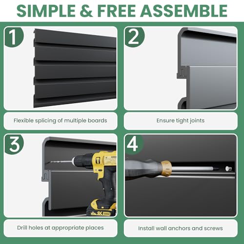 Slatwall Panel Wall Storage Systems
