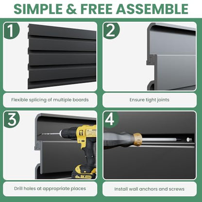 Slatwall Panel Wall Storage Systems