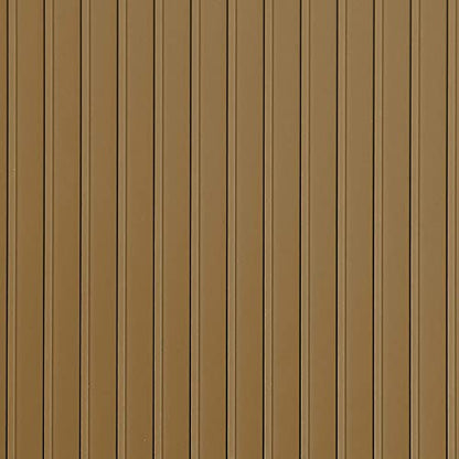 Garage Flooring 7'6" x 17' Sandstone Ribbed Channel Vinyl Protector Mat