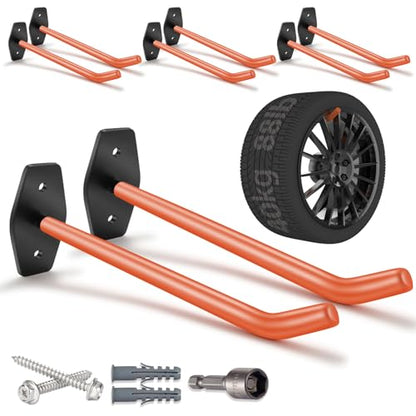 8 Pack 10 Inch Tire Wall Mount (8 Count)