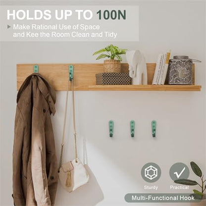 20 Pack Coat Hooks for Hanging (20 Count)