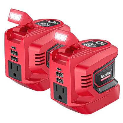 220W Power Inverter Compatible with Milwaukee 18V Battery