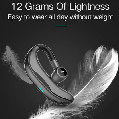 Bluetooth Earpiece Headphone Dual Noise Cancelling Mic Painless Open