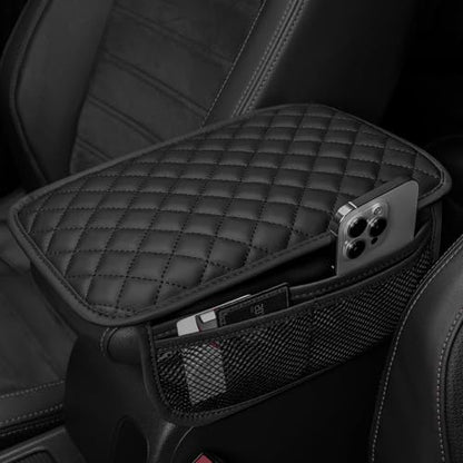 Car Center Console Cover with 6 Storage Pockets