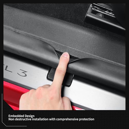 7PCS Door Sill Protector Kit for Tesla Model 3 Highland 2024