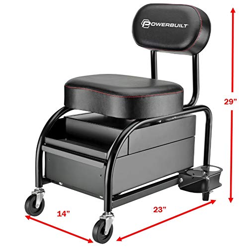 Professional Car Detailers Mechanics Roller Seat