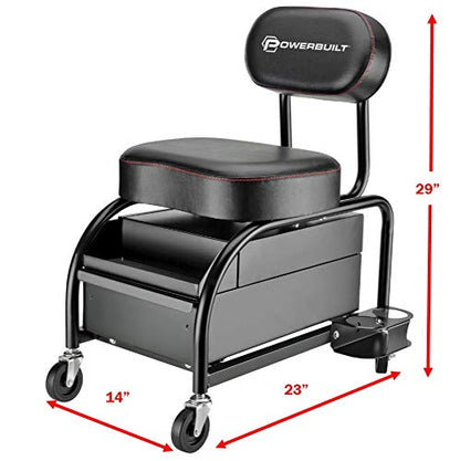 Professional Car Detailers Mechanics Roller Seat