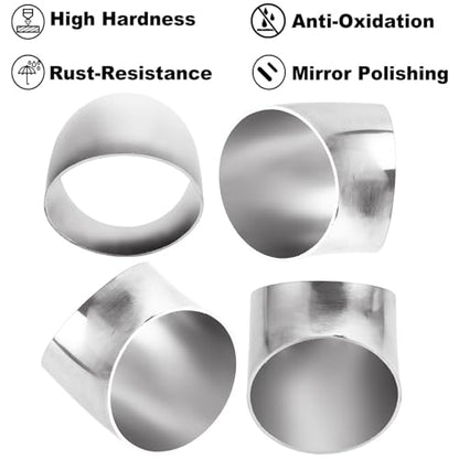 4 Pack 2.5 Inch 45 Degree Exhaust Elbow Pipe