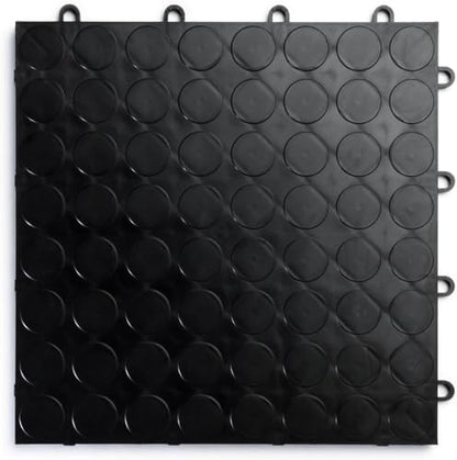 SnapLock RaceDeck CircleTrac 12"x12" Garage Tiles (24 Sq Ft)