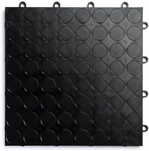 SnapLock RaceDeck CircleTrac 12"x12" Interlocking Garage Tiles (12 Sq Ft)