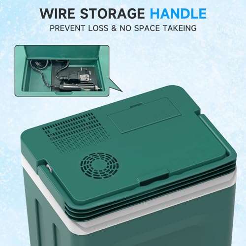 Electric Cooler & Warmer with Handle 26.5 Quart