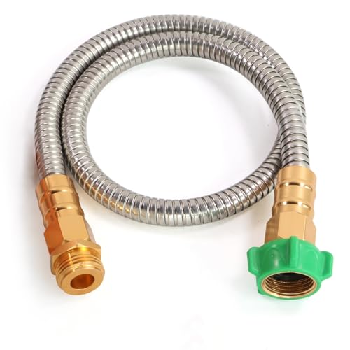 Metal Short Garden Hose 6 ft (6 Foot)