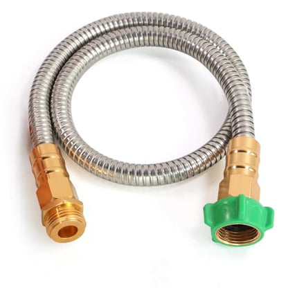Metal Short Garden Hose 6 ft (6 Foot)