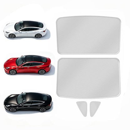 White Sunshade Roof Sunroof Cover Waterproof Sunshade