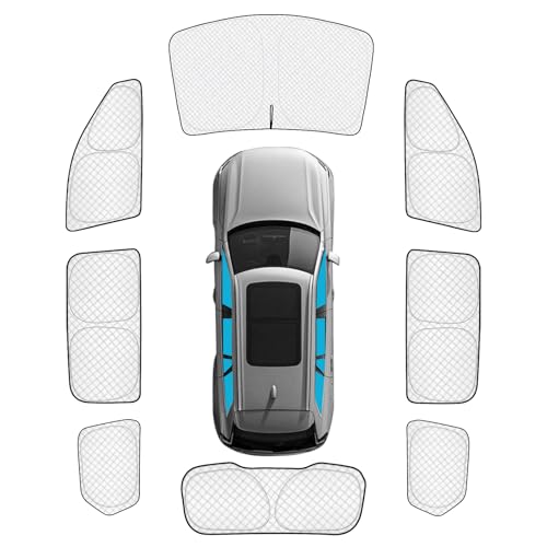 8pcs Thicken Sun Shades for Jeep Grand Cherokee L (8 Count)