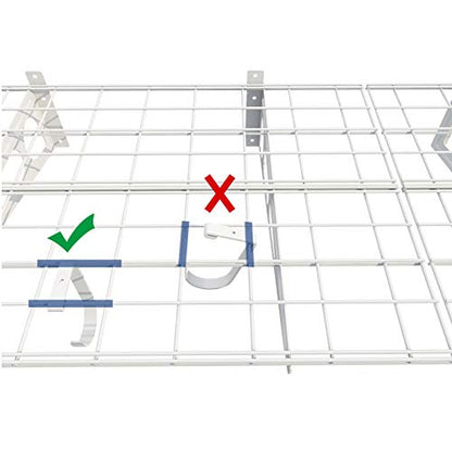 2 Pack 2x6ft Garage Shelving with Hooks (2 Count)