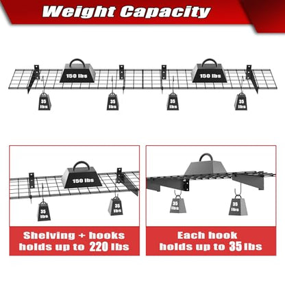 2 Pack Wall Mount Shelves