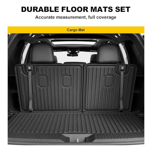 Cargo Mat & Backrest Mat Fit for Honda Pilot 2016