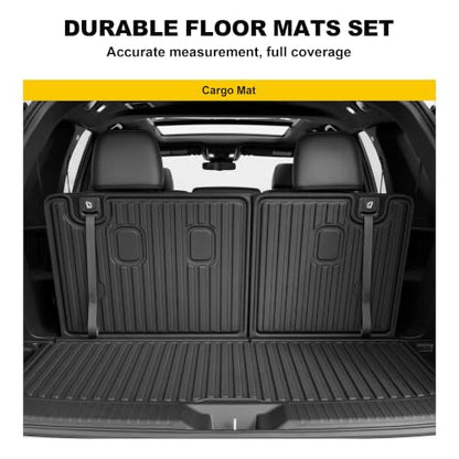 Cargo Mat & Backrest Mat Fit for Honda Pilot 2016