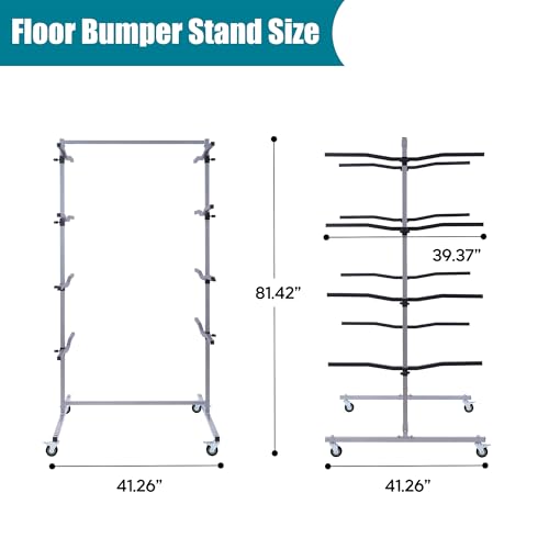 Floor Mobile Bumper Storage Rack