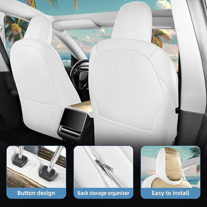 for Tesla Model Y Seat Cover Juniper 2025 2026 Airbag Compatible