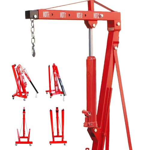 2 Ton Folding Engine Hoist Engine Crane with Lever