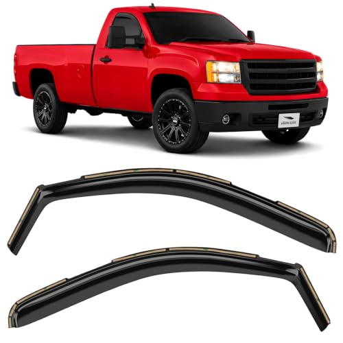 in Channel Extra Durable Rain Guards for Trucks GMC Sierra 2500HD
