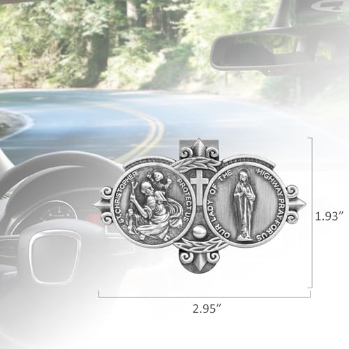 St. Christopher Visor Clip