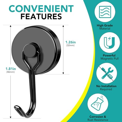 Magnetic Hooks (16 Count)