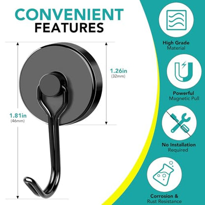 Magnetic Hooks (16 Count)