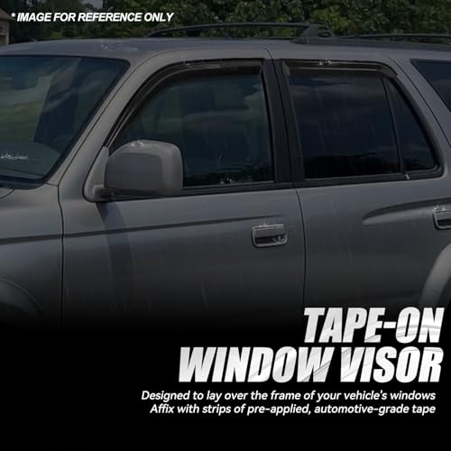 4PCS Tape On Window Visors for 1996