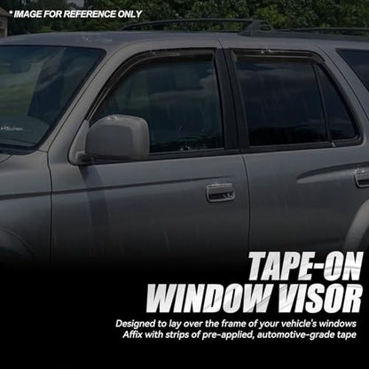 4PCS Tape On Window Visors for 1996