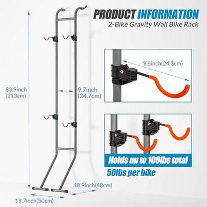 2 Bike Rack Bicycle Rack (200.64 Ounce)