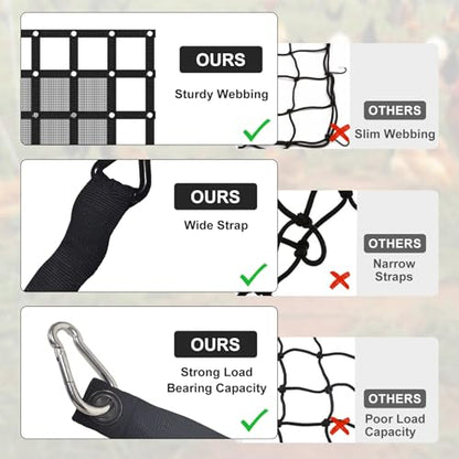 96” x 81“ Heavy Duty Cargo Net with Mesh