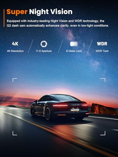 4K Dash Cam Front