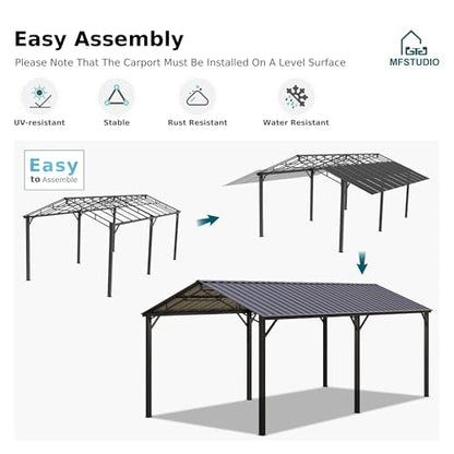 Metal Carport 10x20ft