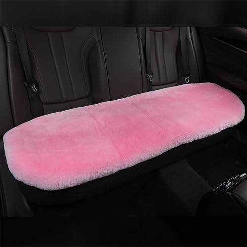 Pink Genuine Sheepskin Car Rear Seat Cover for Fuzzy Back Cushion