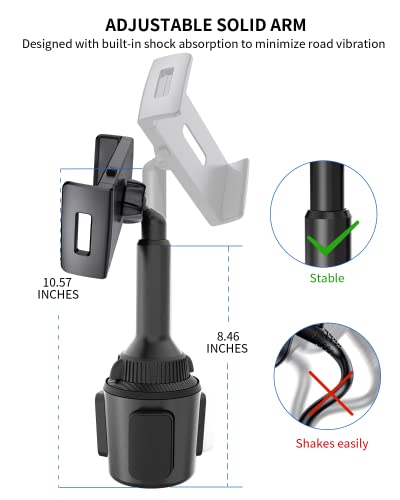 Sturdy Cup Holder Tablet Mount for Car
