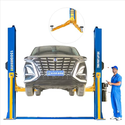 Auto 2 Post Car Lift 15000 lb Capacity Truck Hoist