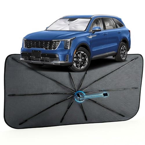 Car Windshield Sun Shade Umbrella for Kia Sorento 2021