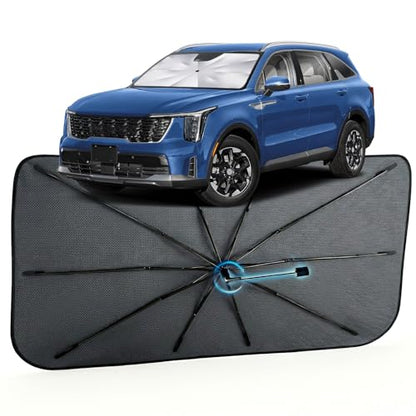 Car Windshield Sun Shade Umbrella for Kia Sorento 2021