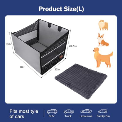 Dog Car Seat for Large Medium Dogs