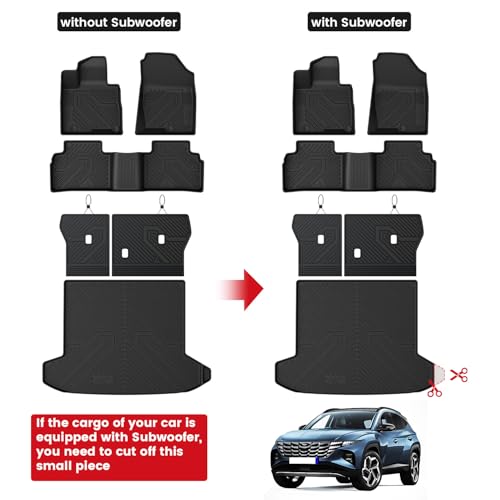 Floor Mats for Hyundai Tucson Gas 2026 2025 2024 2023 2022